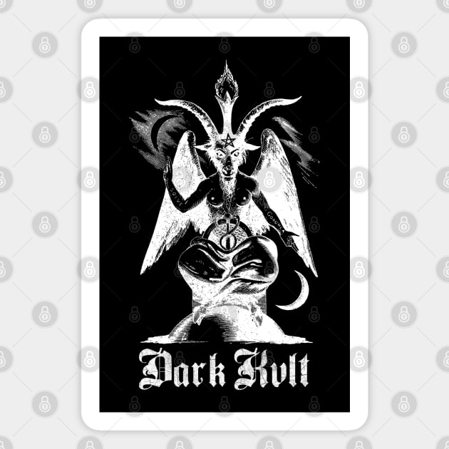 Dark Kvlt Baphomet Magnet by Sophia Noir